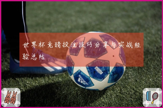 世界杯竞猜投注技巧分享与实战经验总结